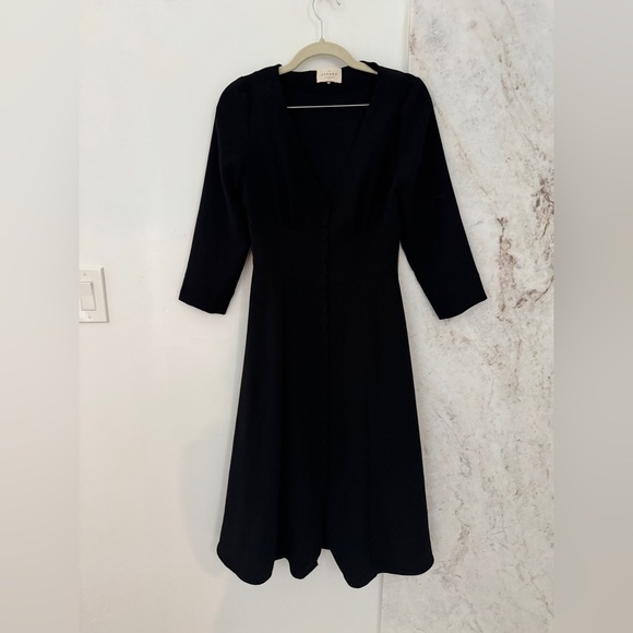 Sezane Black Dress - Picture 3 of 5